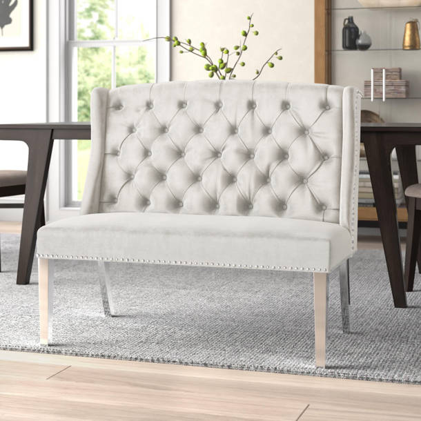 Willa Arlo Interiors Erling Tufted Velvet Upholstered Dining Chair